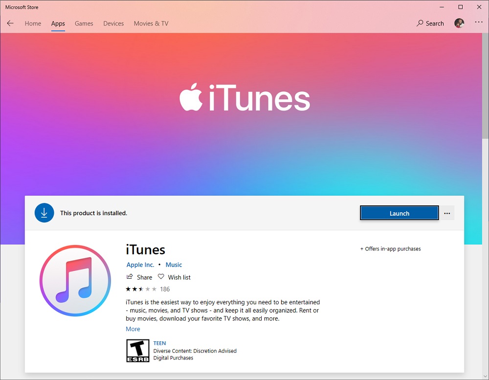 iTunes на вашем компьютере